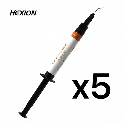 Imagen 2 del producto 1 uds/5 uds/10 Uds compuesto Dental A3.5 resina flujoable curado con luz recarga jeringa puntas de entrega grabado Gel Unión 2,5g