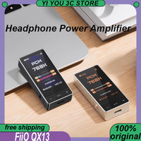 FiiO QX13 Portable Decoding Headphone Power Amplifier 1.99inches ES9027PRO USB Small Tail DSD Fever HiFi Headphone Amplifiers