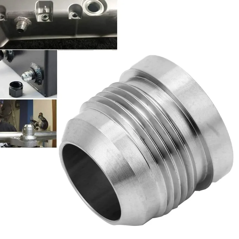 Aluminum Threaded Weld - on Connectors for Car Modification: AN3/AN4/AN6/AN8/AN10/AN12/AN16/AN20