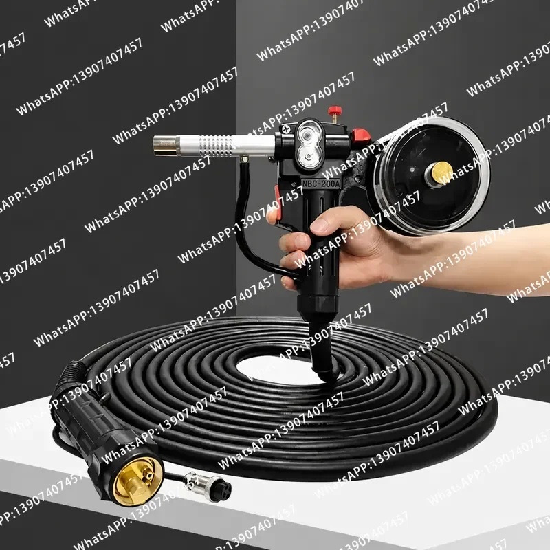 Aluminum Welder Use MIG MAG Welding Torch Spool Gun 200A 24V DC Motor With Euro Connection 3M Or 5M