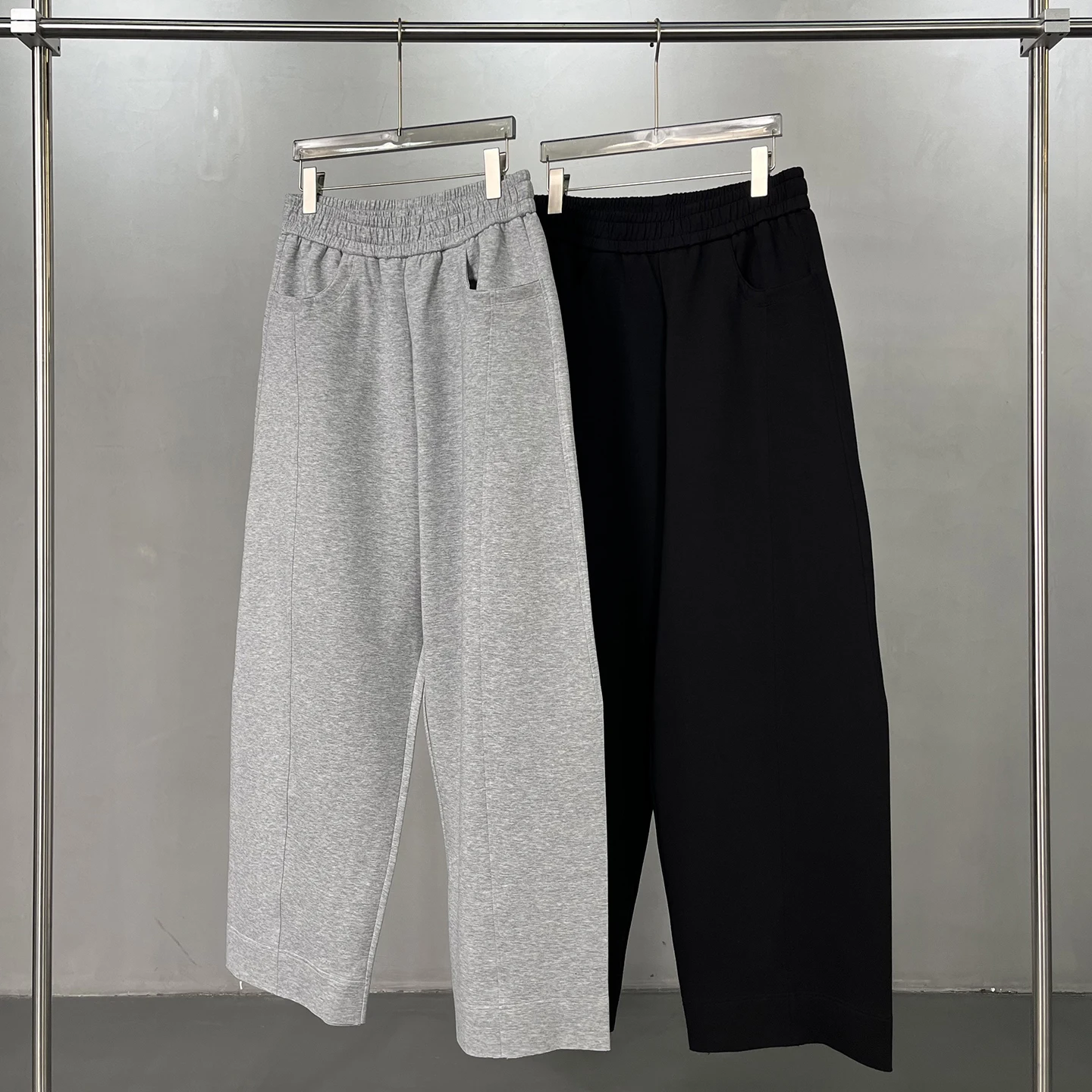 

Artiemaster оверсайз прямые повседневные брюки однотонные лоскутные осенне-зимние новые мужские удобные брюки свободного покроя