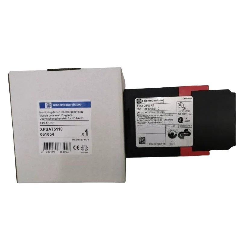 متوفر في المخزون ومرحل أمان S-chneider XPSAT5110 ثنائي القناة XPSAT5110 مرحل مستقر