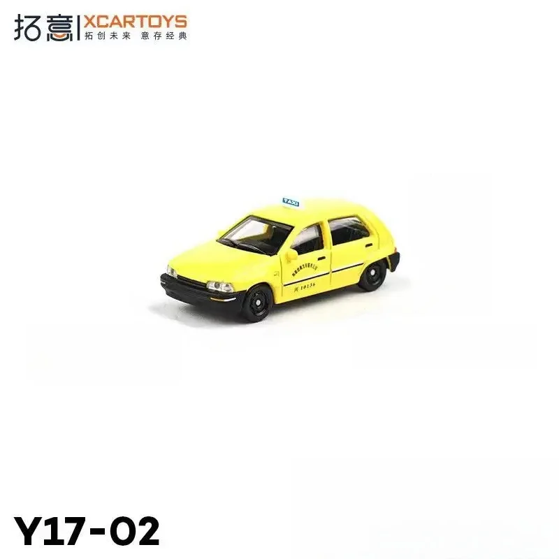 XCARTOYS Diecast alloy car model 1/64 Tianjin Xiali taxi miniaturized boy toy Car decoration gifts for children\'s Day gifts.