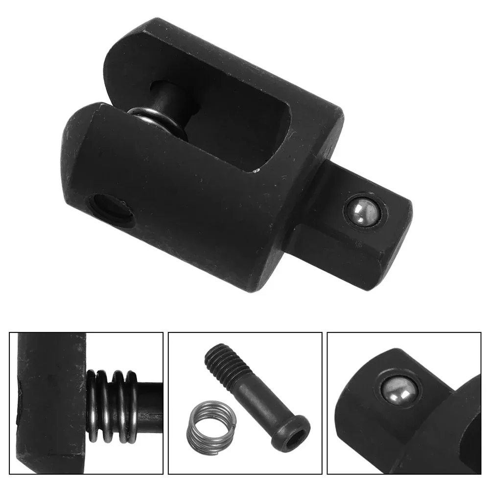 1/2 Inch Drive Bar Head Replacement Knuckle Breaker Bar Head Black Phosphate Finish Chrome Vanadium Steel Corrosion Resistant