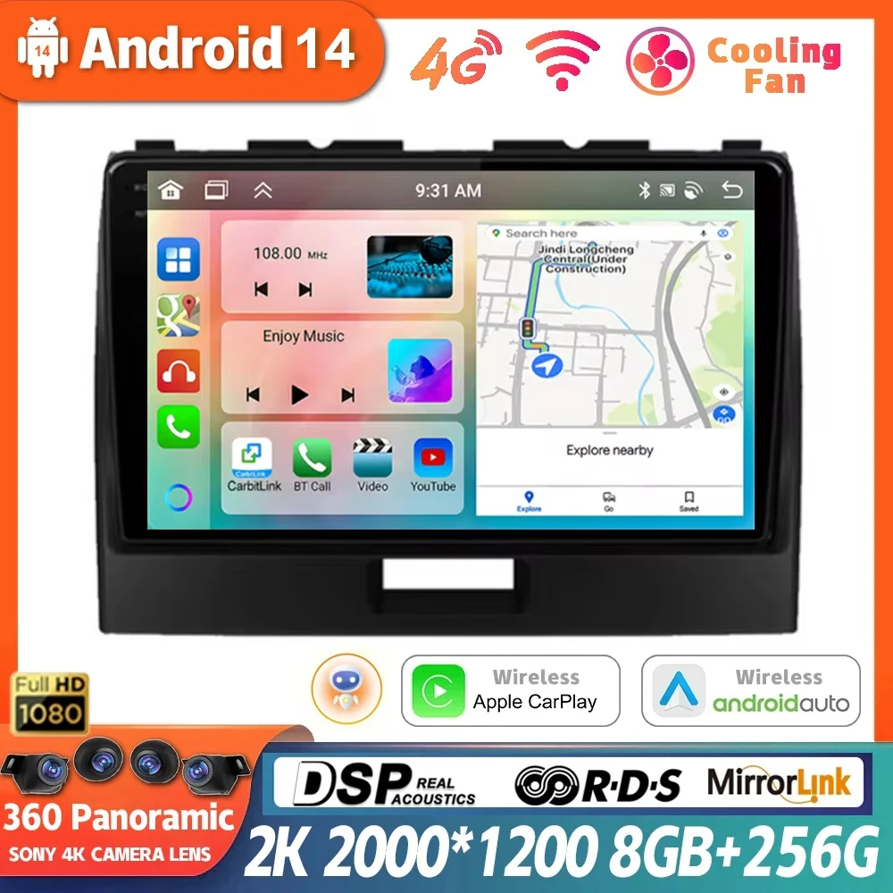 

Android 14 For Suzuki Wagon R 2010 2011 2012 2013 2014 2015 2016 2017 2018 Auto Carplay WIFI Radio Multimedia Video Player QLED