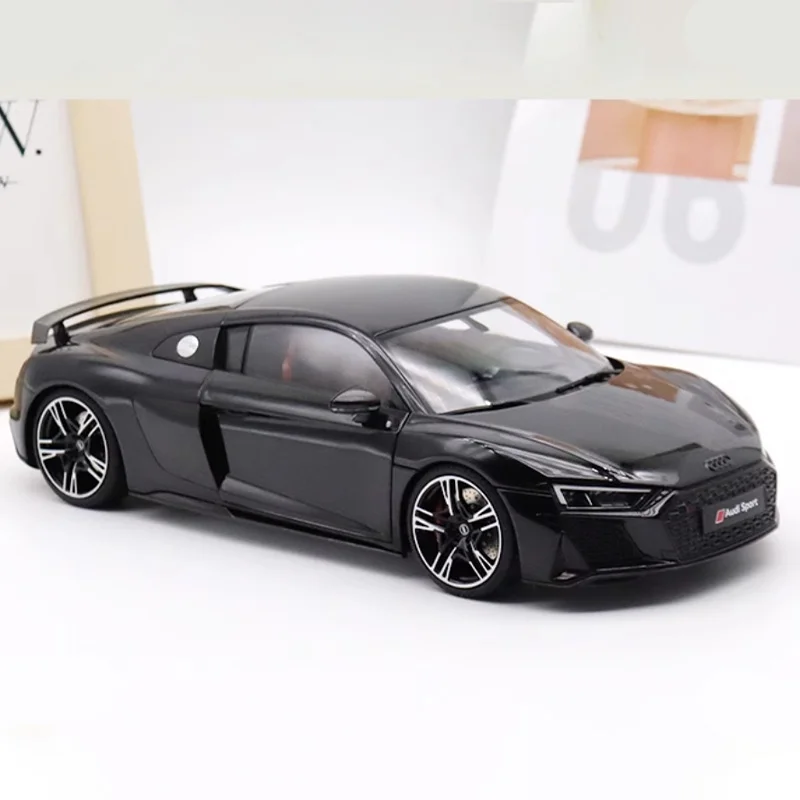 1:18 R8 Coupe Sports Car Simulation Alloy Full-open Car Model Show Display Collection Gift Toy Souvenir Ornament Decoration