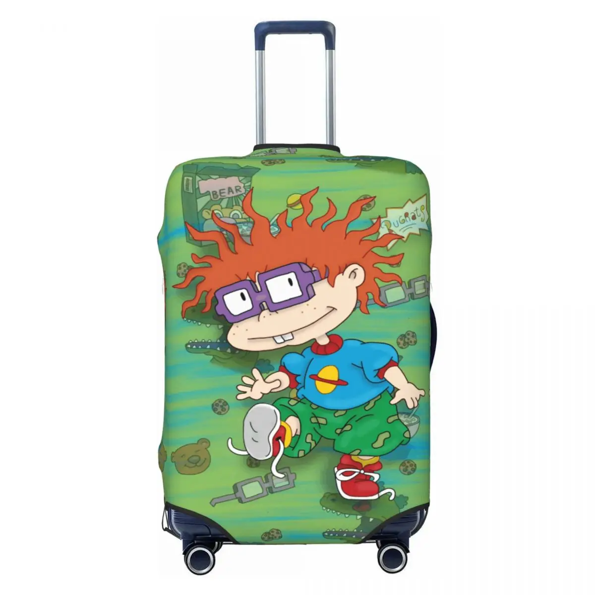

Custom R-Rugrated Manga Movies Luggage Cover Elastic Travel Suitcase Protective Covers Suit For 18-32 inch