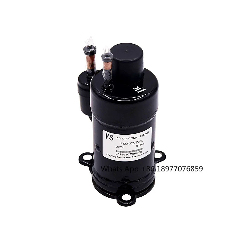 Best Price R290 Dc 24v 48V Twin Cylinder Mini Rotary Compressor Bldc 600W 800W 2000btu FSQP038Z48 For Whole Sale