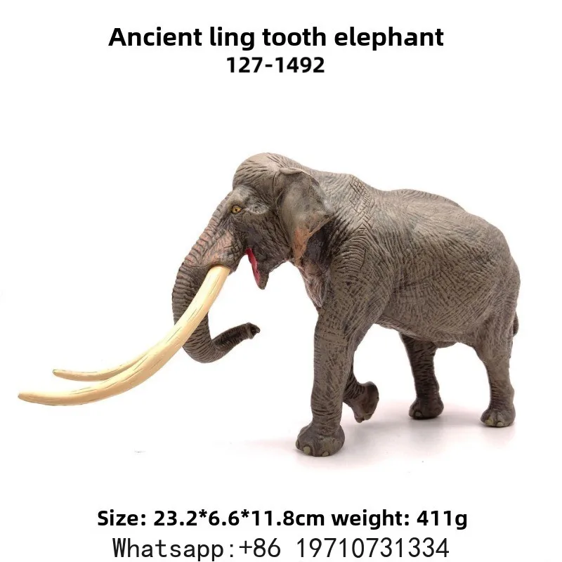 

Realistic Solid Wildlife Animal Replica of Ancient Gomphothere Toy Figurine