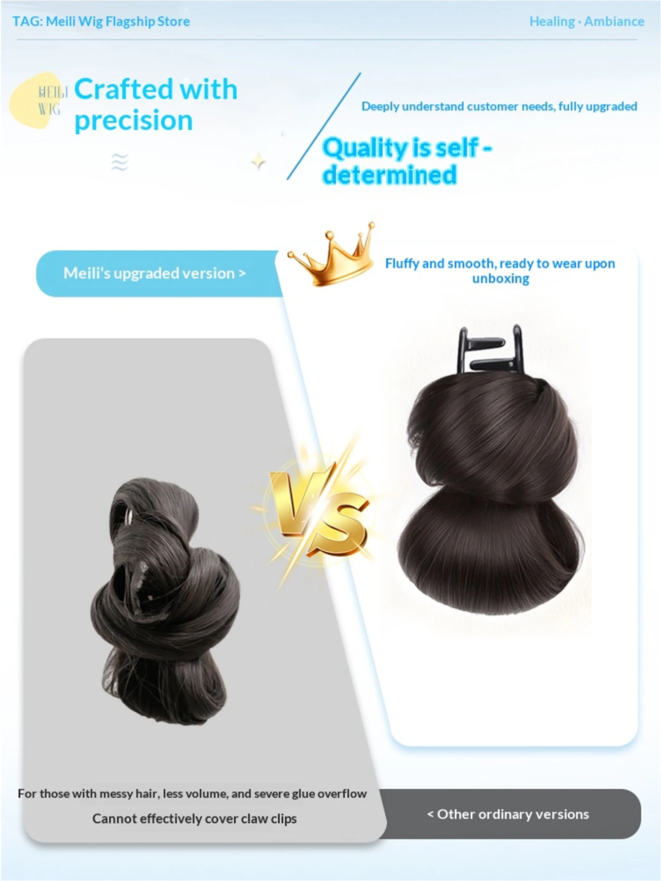 Thumbnail 3 - #42 Ranked Synthetic Bun Chignons Picks in 2026