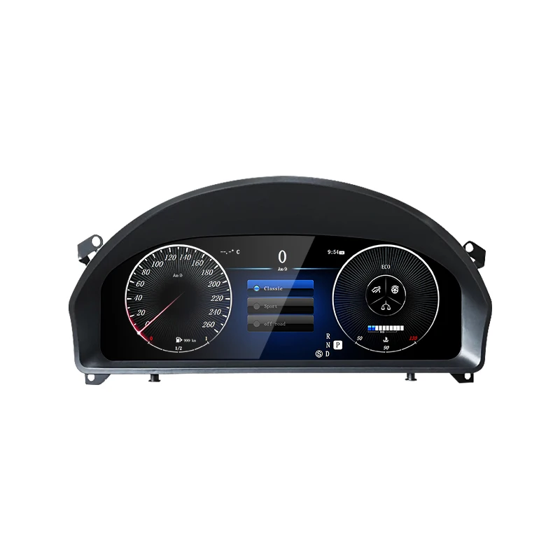 

For Mercedes Benz E class W207 A207 NTG 4.0 NTG4.5 Car LCD Dashboard Digital Cluster instrument 12.3inch QLED Panel Linux System