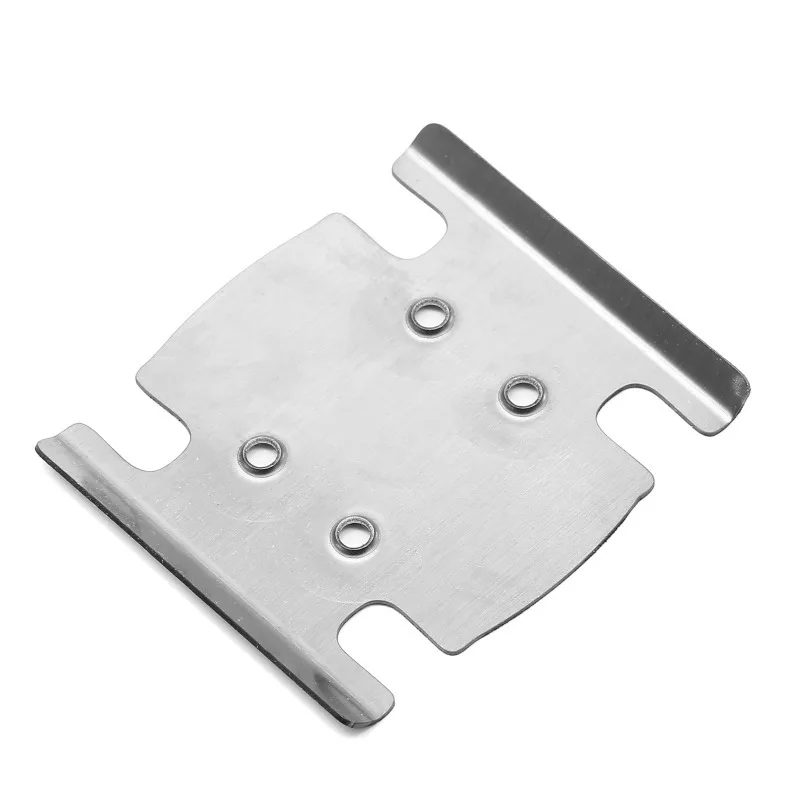 304 Stainless Steel Chassis Armor Guard Upgrade Set, Non-Destructive Installation Parts Fit for 1/18 MJX  H18P RC Car