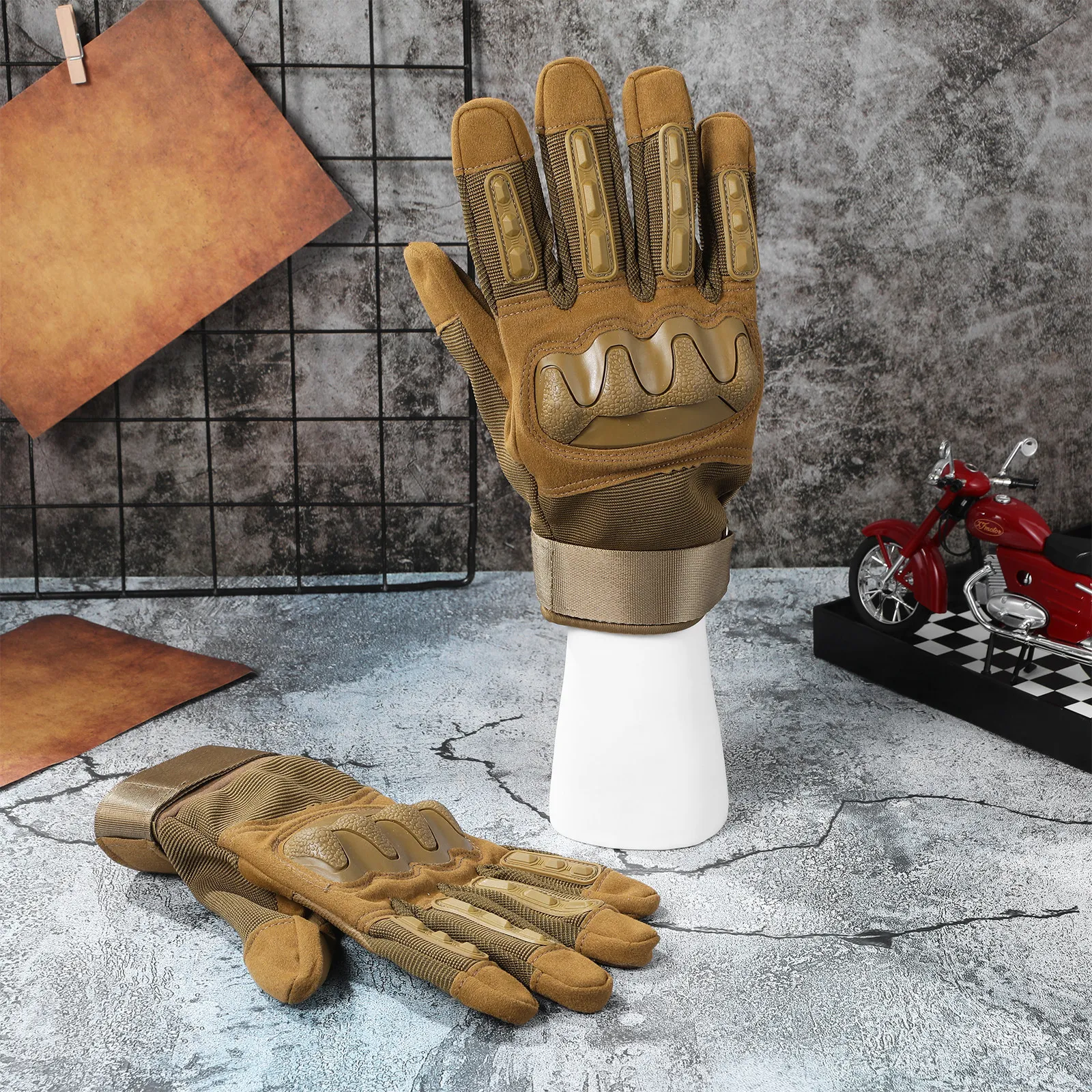 Outdoor Hunting Gloves - 1 Çift Erkek Motosiklet Eldiveni Açık