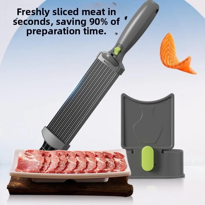 

Новый ручной слайсер для мяса из нержавеющей стали: идеальный инструмент для ленивых, для домашнего использования на маленькой кухне