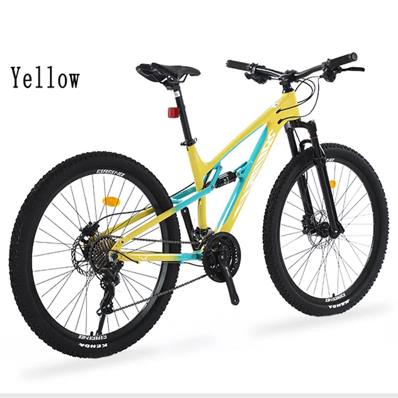 Mountain Bike Dual Shock Lowering Bicycle, Hydraulic Brake, Aluminum Alloy Frame, Shift Off-Road Bicycle, 27.5\