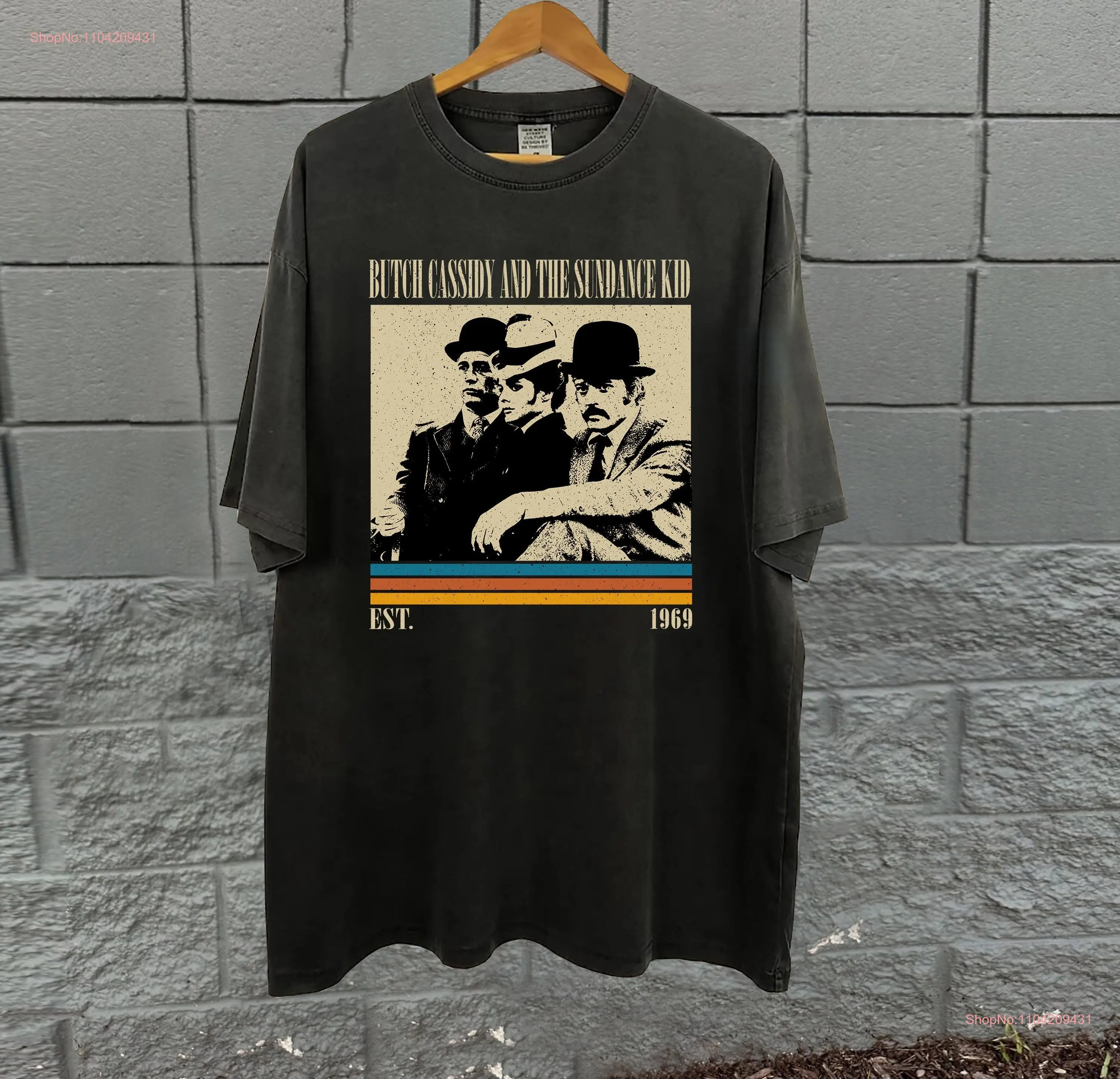 Butch Cassidy and the Sundance Kid T Shirt Movie Film Classic Vintage Retro s for him long or short sleeves