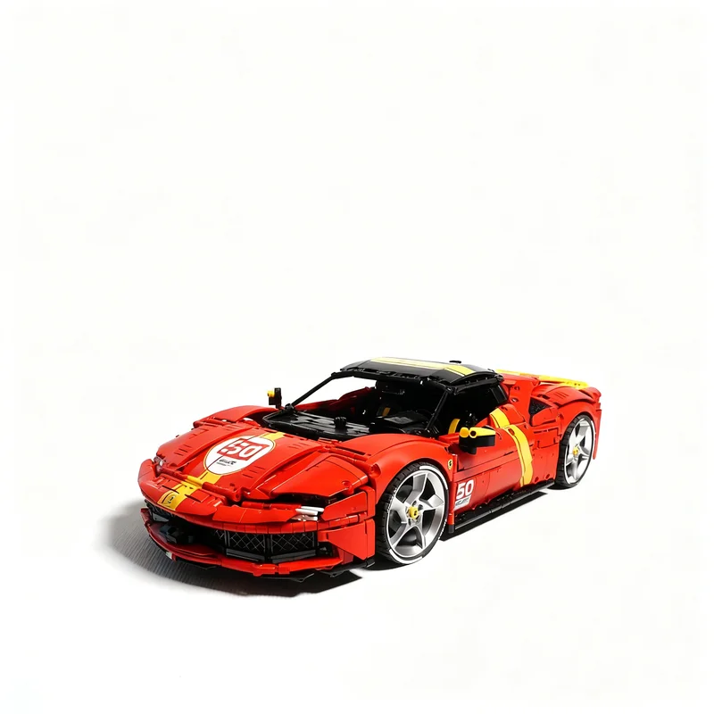 4614pcs MOC Technical Ferrari SF90 Stradale Ver 2 0 Model Toy Building Blocks Construction Christmas Gifts Creative DIY Idea