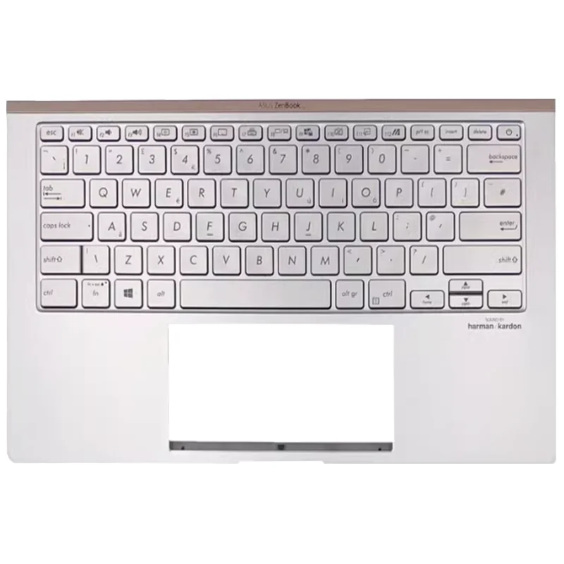 New For ASUS ZENBOOK UX434 UX434FL UX434FA U44600F Laptop Palmrest Upper  Top Cover with US Keyboard Computer Replacement Shell