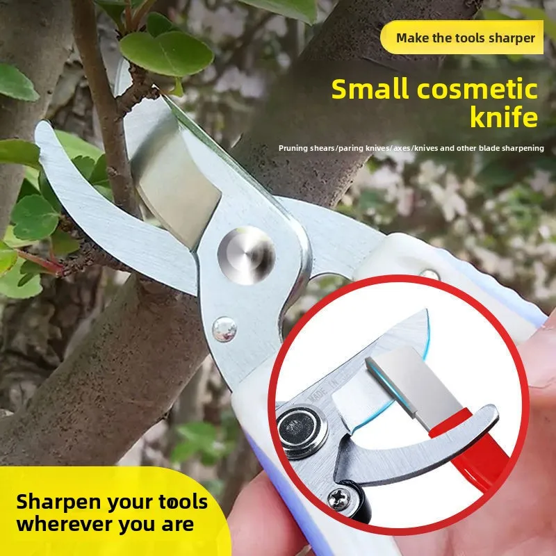 1/2PCS Professional Kitchen Knife Sharpener - Tungsten and Diamond Ceramic Whetstone for All Blades Including Garden Scissors