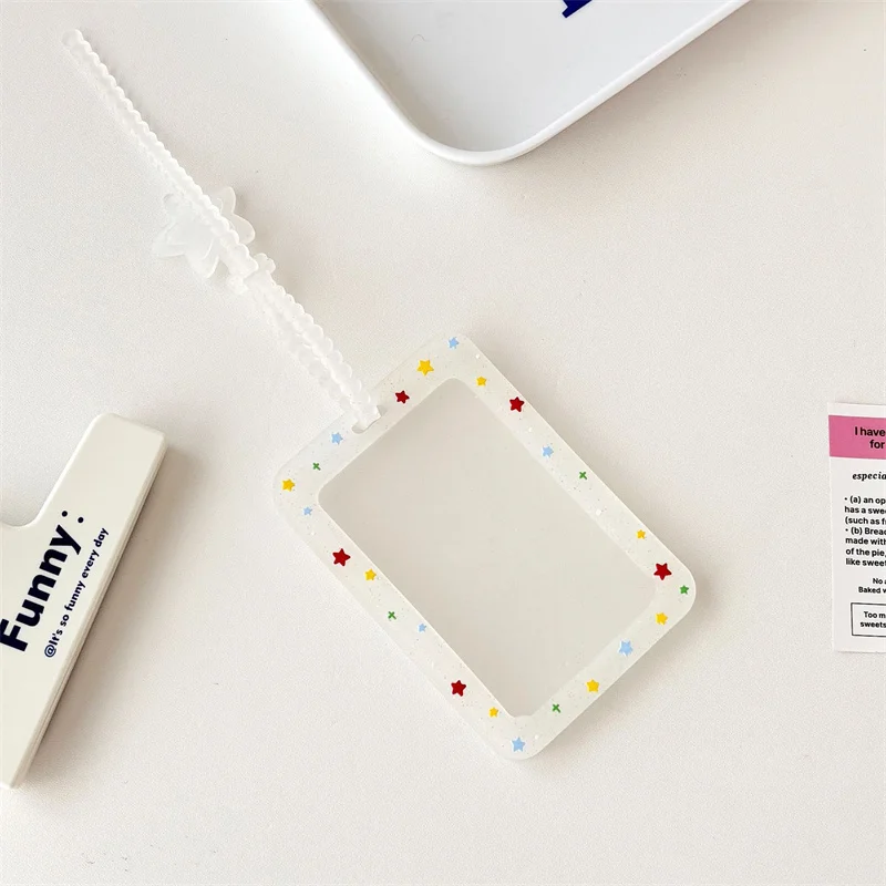 Kpop 3 Inch Photo Card Card Holder Postcard Card Holder Idol Fine Photo Display Frame Collector Card Lomo Card Binder Photocards