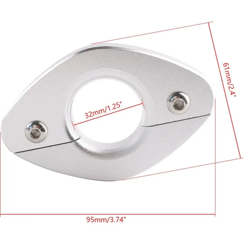

A20F-1.25" Aluminum Firewall Pass Through For Wiring Harness Eliminates Grommet In Fire Wall