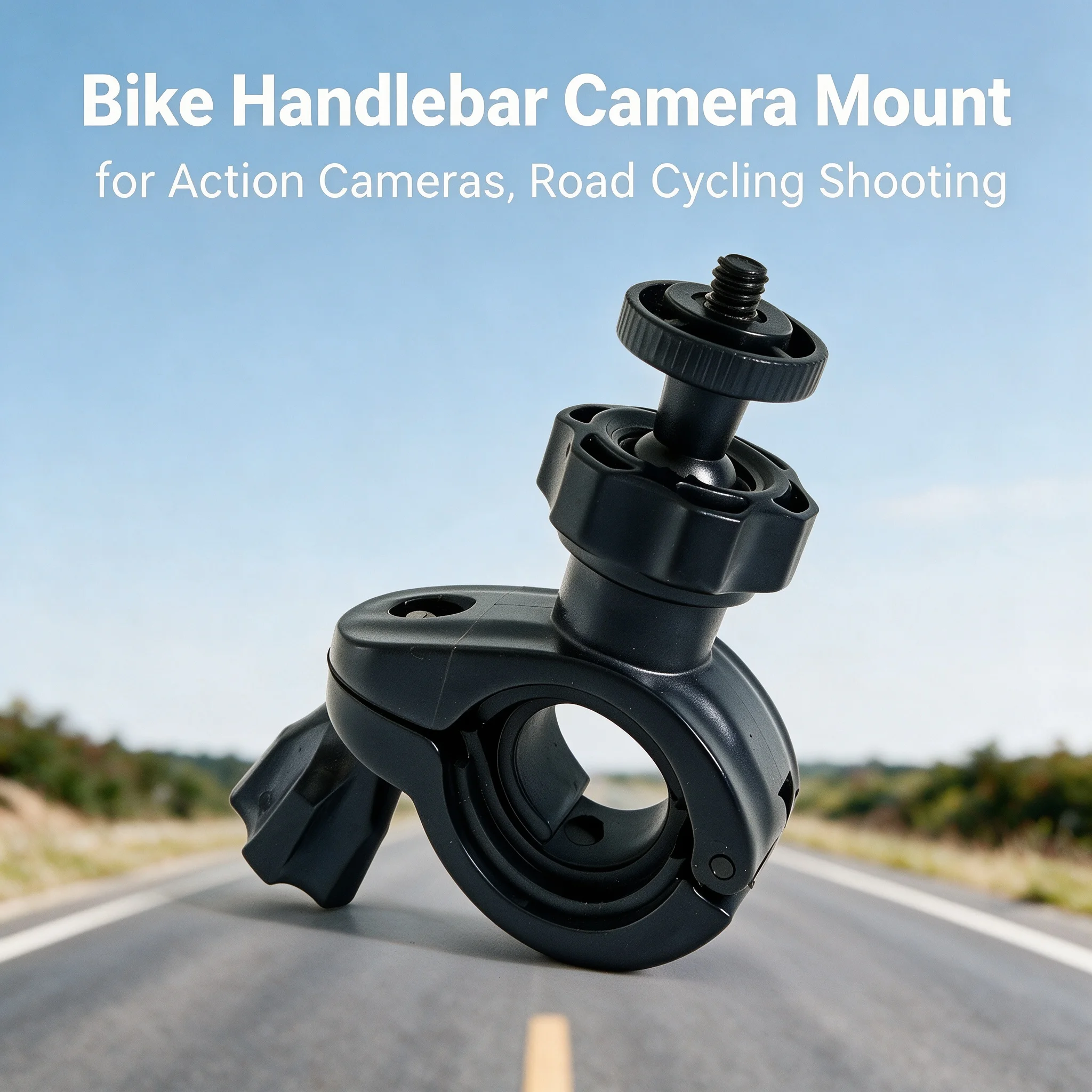 Bicycle Handlebar Mount Bike Holder For GoPro Hero 13 12 11 10 9 8 7 6 5 Insta360 SJCAM AKASO DJI Osmo Action Camera Accessories