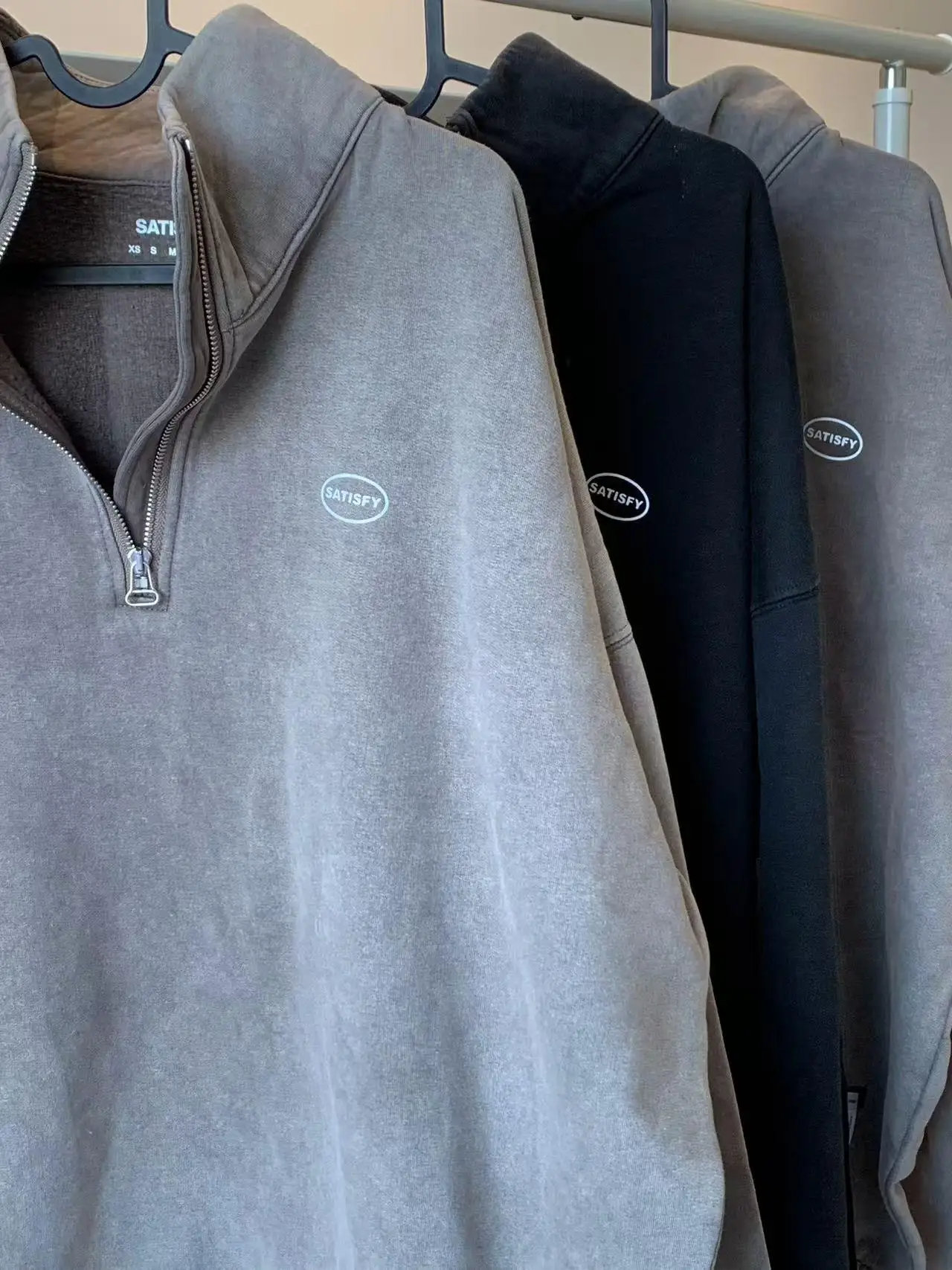 

Outdoor Fitn Slow Running Hoodie Zipper f Zipper Waed Vintage Sweatirt Loose Fit Regular Sve Long Sve Youth