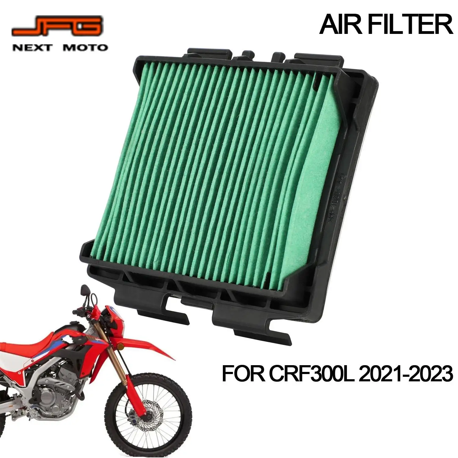 Motorcycle Air Filter Cleaner For HONDA Honda CRF300L CRF 300L 2021 2022 2023 Off-Road Electric Dirt Bike