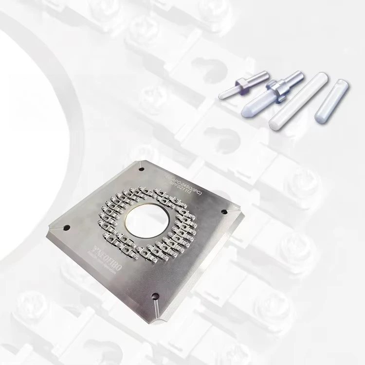 LC-APC-24SQ IPC Patch Cord Polishing Fixture Round Jig Round Fiber Optic Foursquare Pressure Polishing Fixture