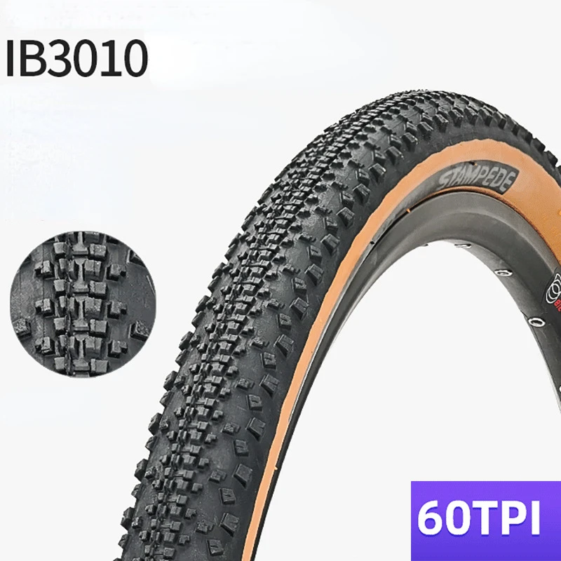 Smoothie IB3010 Yellow Edge Gravel Road Bicycle Off road Outer Tire 700x25C/40C Ultra Light Anti Stab Tire