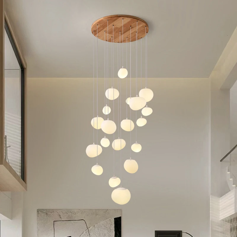 Modern Stair chandelier Pendant lights indoor lighting Ceiling lamp hanging light led Chandeliers for living room indoor lightin