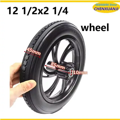 오토바이, 전기 스쿠터, 자전거에 적합한 12×2.125 휠, 12 1/2x 1/4 47/57 203 앞바퀴 교체