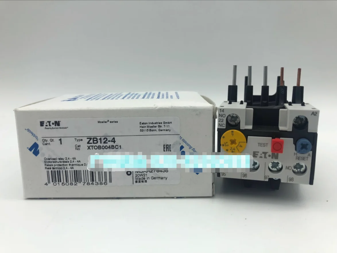 1PC NEW EATON Thermal overload relay ZB12-4 XTOB004BC1 #LL