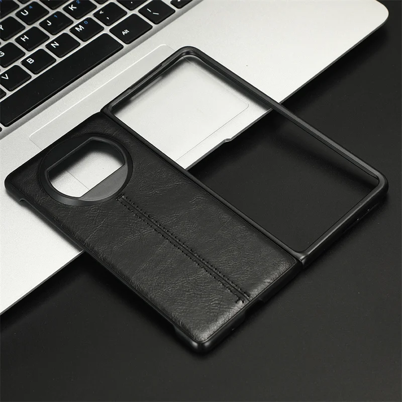 For Huawei Mate X3 X 3 Case Route Calfskin Soft Edge PU Leather Hard Phone Cover For Huawei Mate X3 X2 ALT-AL00 Case