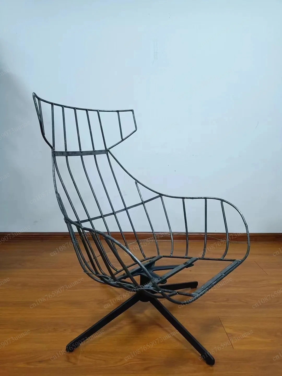 

Steel thickened stable chair legs swivel chair accessories chair legs chassis spray iron four-star frame with pedals