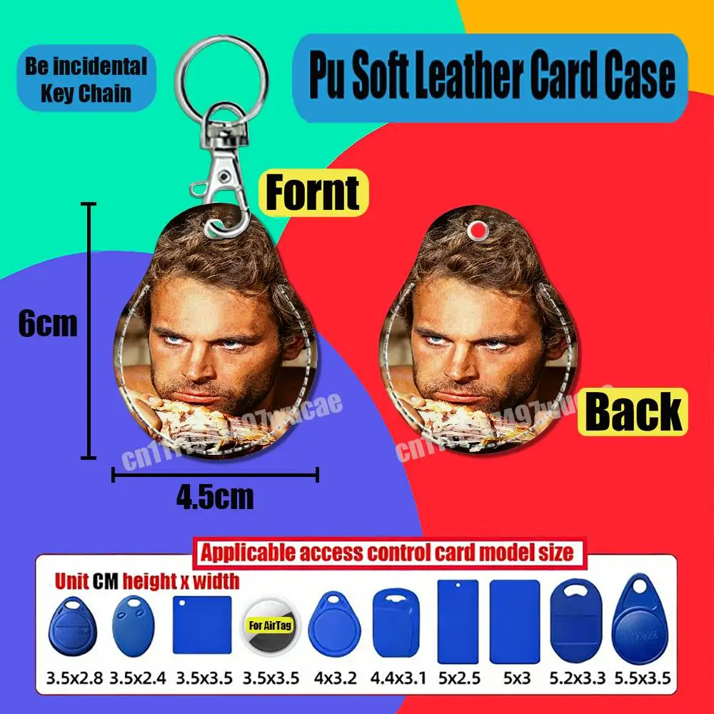 For Terence Hill Bud Spencer For Air Tag Case Card Holder Sleeve ID Badge Credit Bank Access For AirTag Case Shell