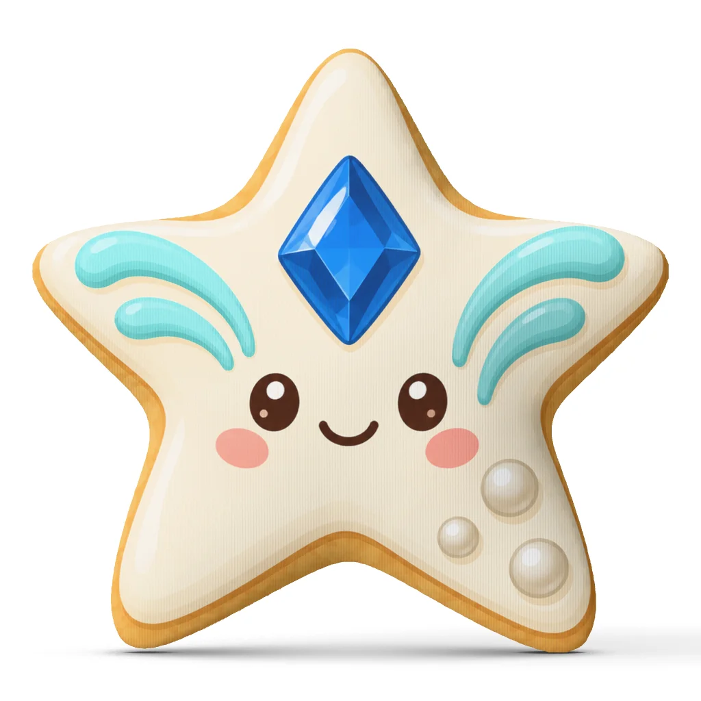 Cute Star Cookie Plush Pillow Kawaii Iced Biscuit Cushion Stuffed Throw Pillow Blue Gem Star Shaped Sofa Home Decor Gift