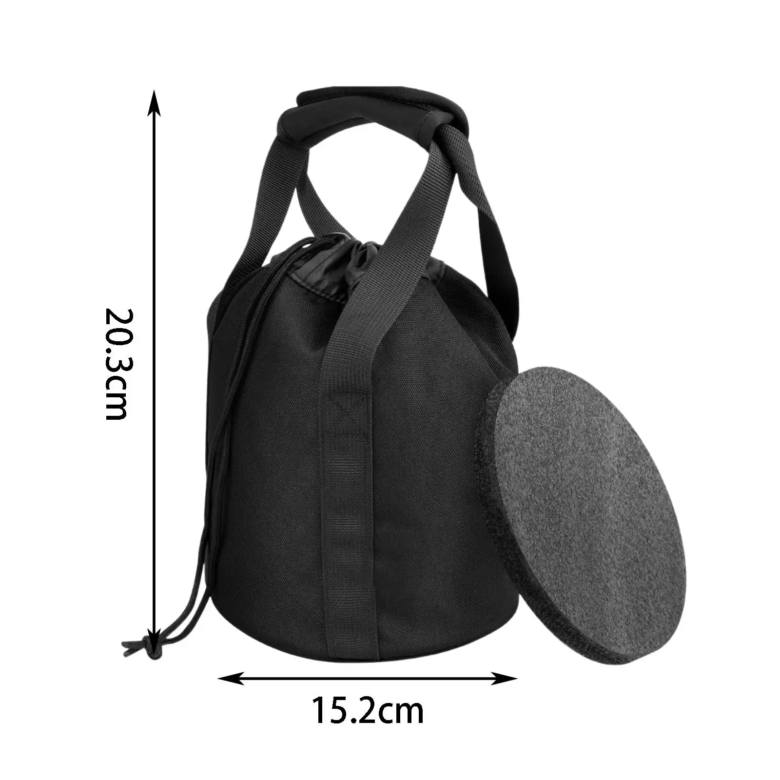 Durable Pitching Put Carry Bag Compact Storage Tote for Shot Put Training Equipment Sports Accessory