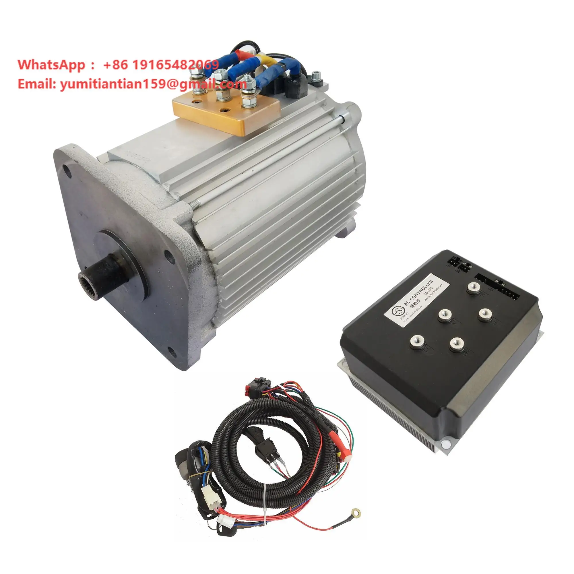 Ac Induction Motor Ev Car Conversion Kit 72v 7.5kw Speed Controller 3 Phase
