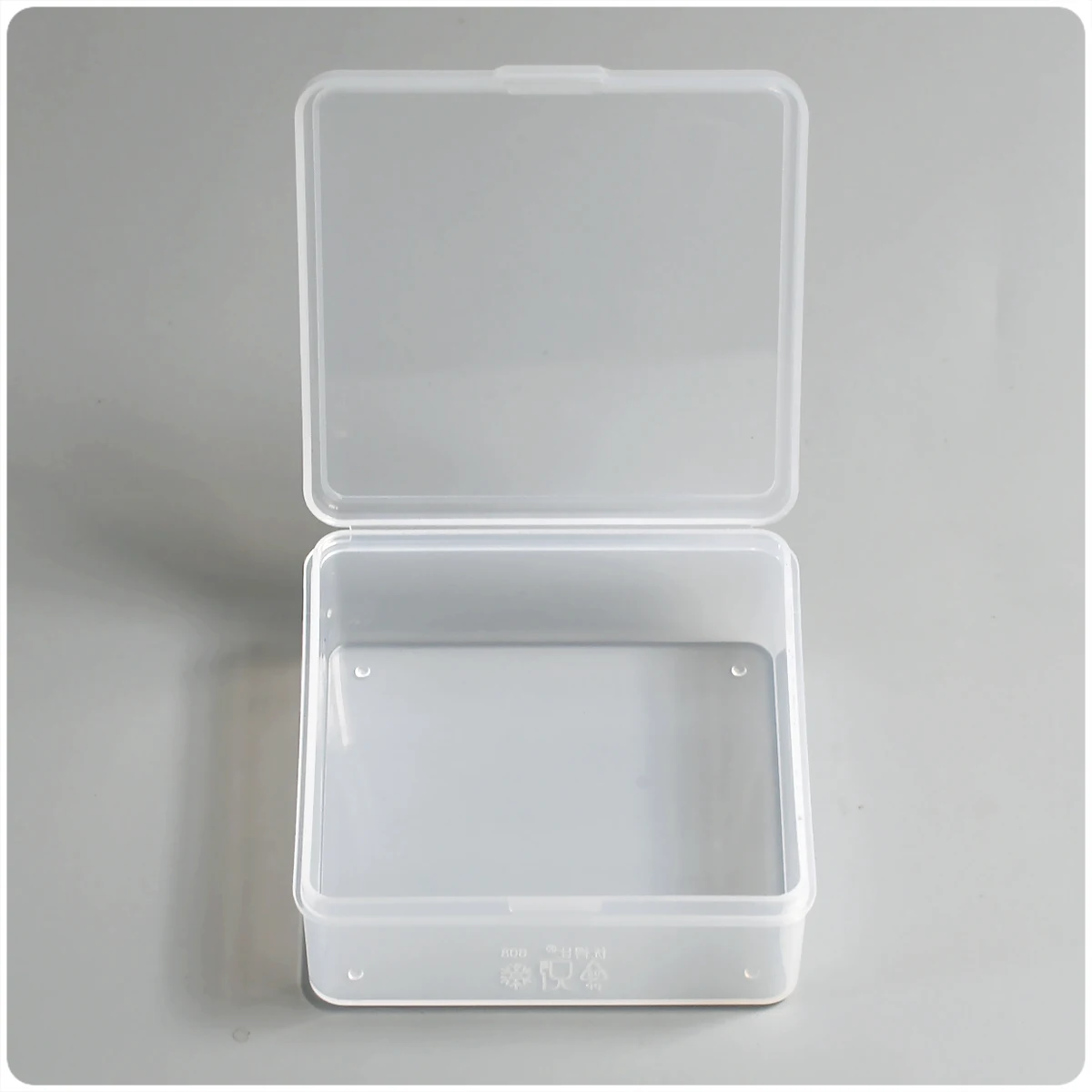 Small Plastic Storage Box Square Mini Case Clear Parts box Transparent  little thing Packaging Boxes portable Food Grade PP