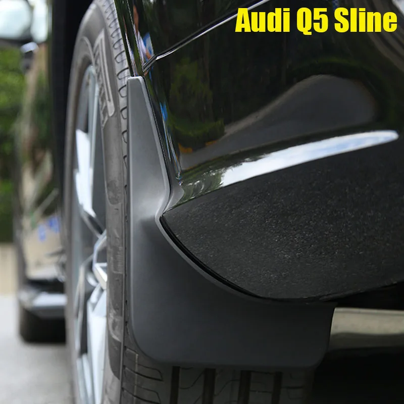 Für audi q3 q5 q7 q2 mud guards audi q3 q5 sline schlamm klappen q7 sportwagen kotflügel spritz schutz auto zubehör 2016-2019