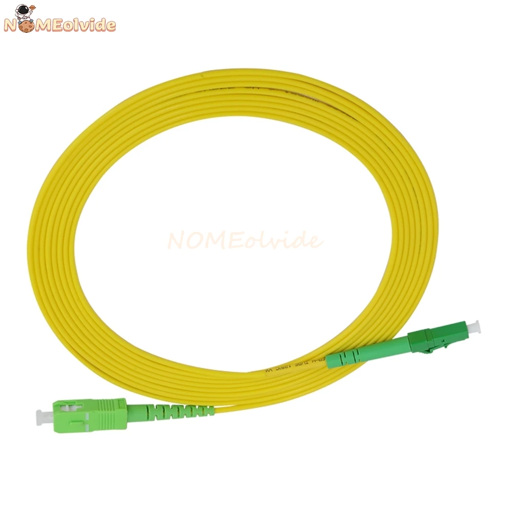 

10PCS LC/APC-SC/APC Fiber Optic Patch Cord Cable Single Mode Simplex 2.0mm 30M Jumper FTTH optic jumper