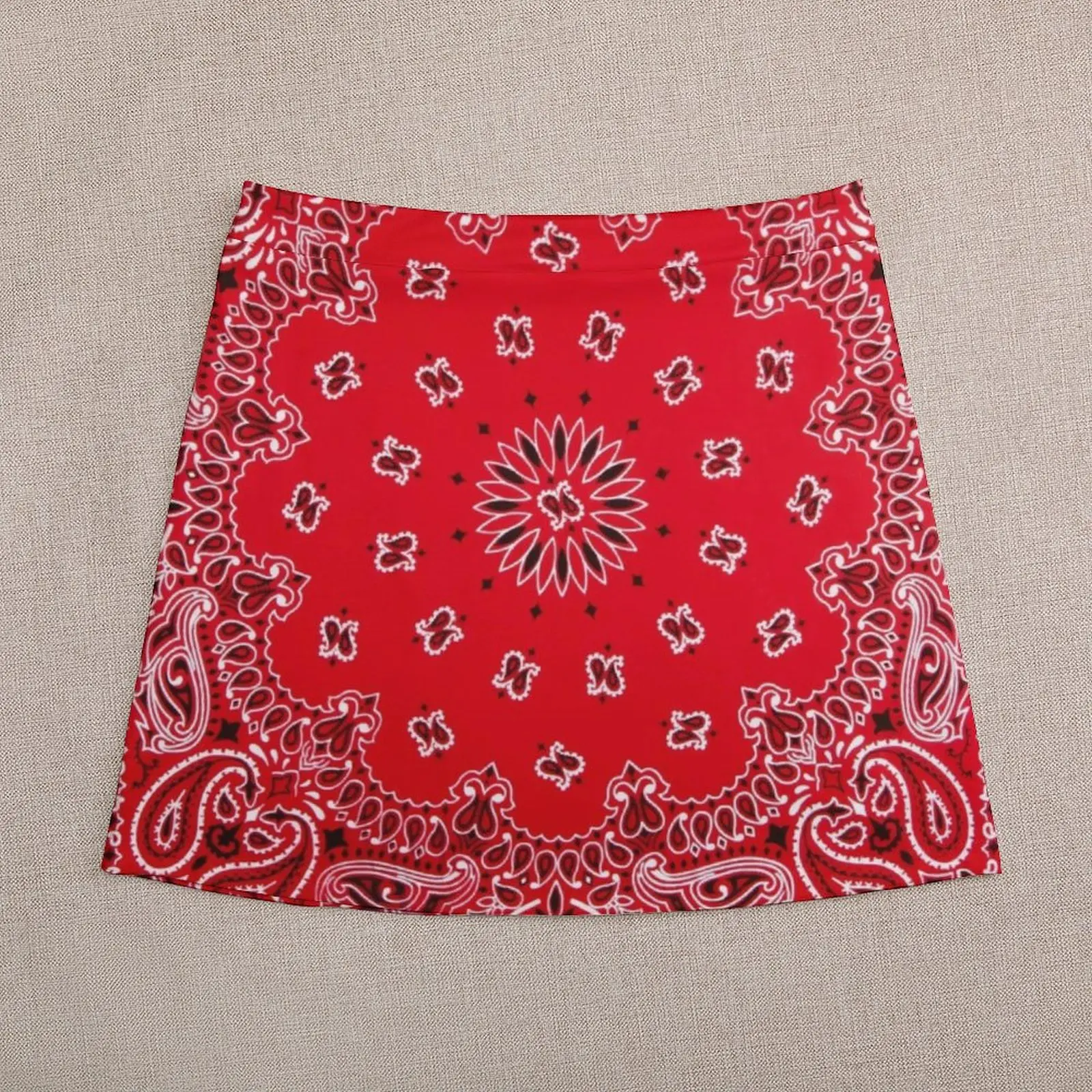 Bandana - Red Mini Skirt womens clothing short skirts for women cosplay