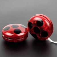 Ladybug YoYo Ball Toys  Luminous Flashing Child Funny YoYo Ball Toy for Kid Entertainment Children Gift Party Toy