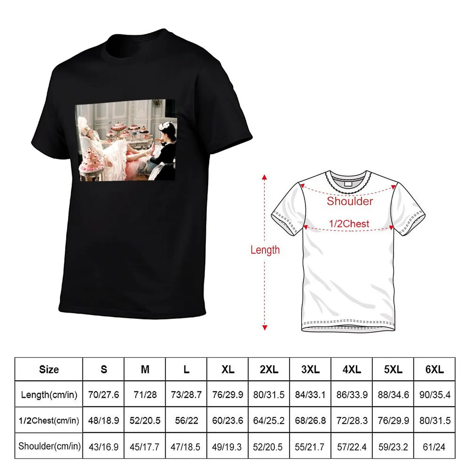 Marie Antoinette 2006 movie poster kirsten dunts sofia coppola T-Shirt Light Athletic Short Sleeve Tee Shirt