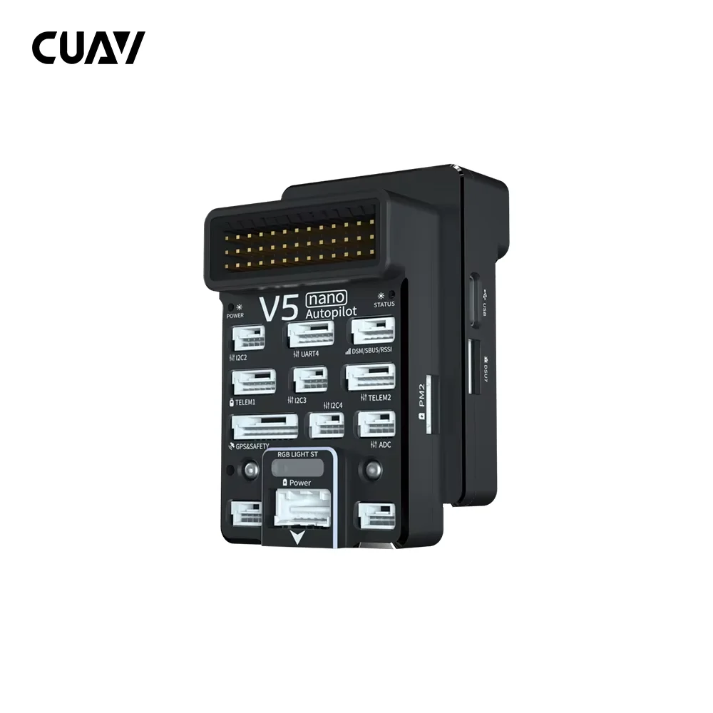 Cuav v5 nano autopilotパーツ、小型、ardupilotサポート、px4、pixhawk、フライトコントローラー