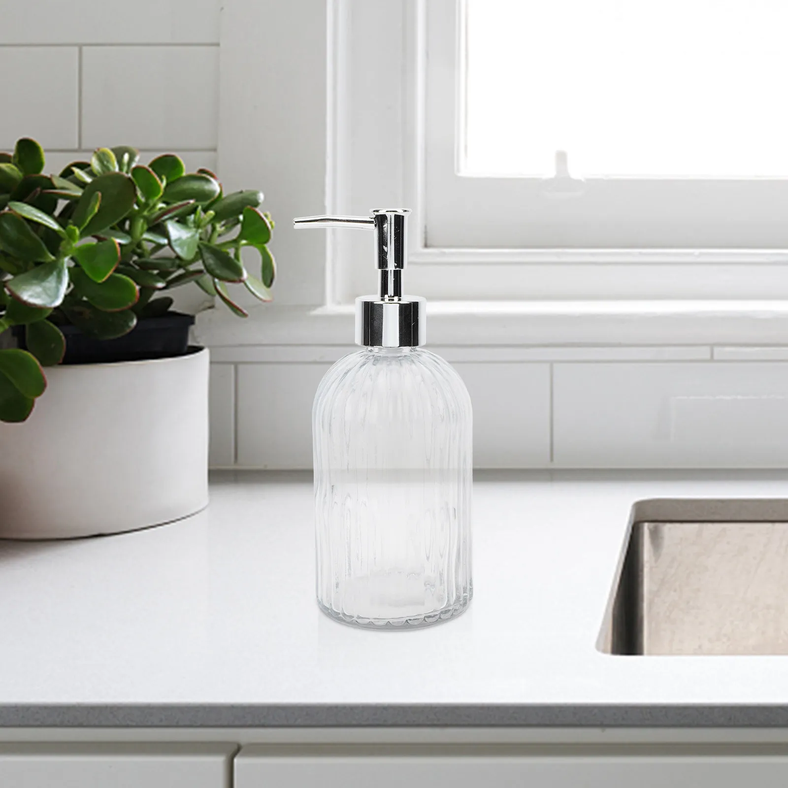 

Набор из 2-х премиальных стеклянных бутылок с помпой, герметичные, с нажимным механизмом, дозаторы для лосьона, для организации ванной комнаты, дорожные контейнеры