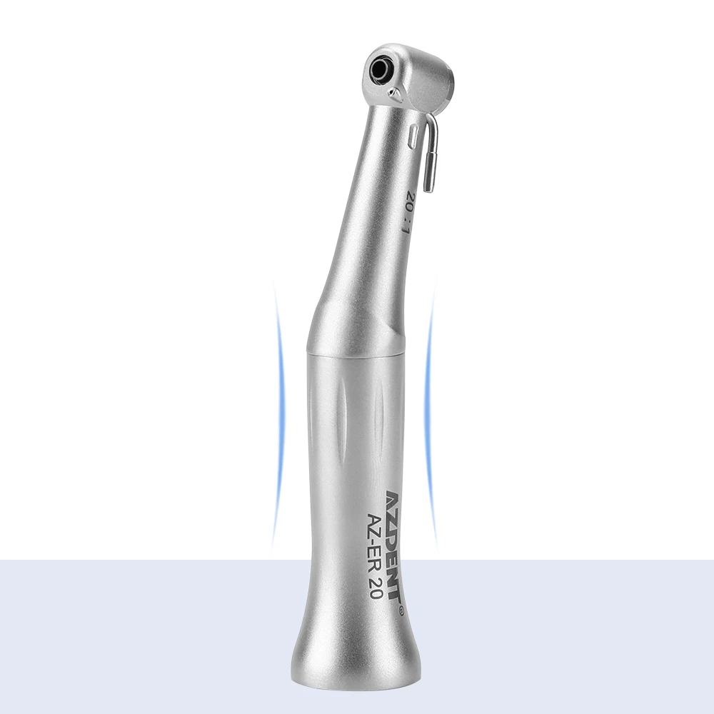 AZDENT Dental Surgery 20:1 Reduction Implant Contra Angle Low Speed Handpiece Push Button Extemal Irrigation Spray AZ-ER 20