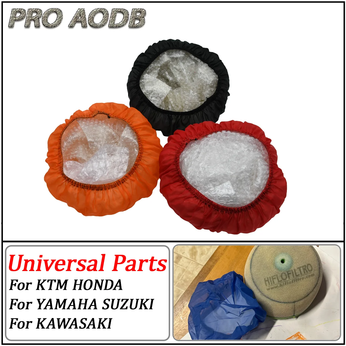 Motorcycle Air Filter Cover Dust Sand Cover Engine Cleaning Protector For Yamaha Honda Suzuki Kawasaki  KTM 250 300 350 450