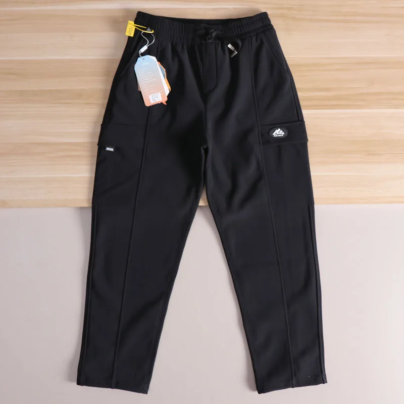 

aphene Technology Fce подкладка прямые брюки для спецодежды для мужчин уличные осенне-зимние спортивные теплые повседневные брюки